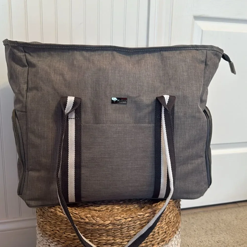 Yarwa Diaper Bag with Striped Handles - Excellent Condition